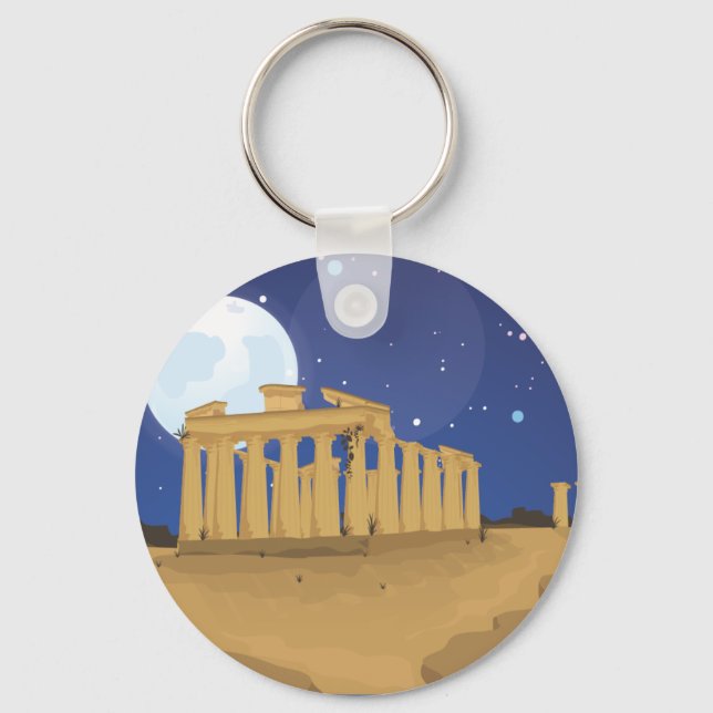 Akropolis Aten Nyckelring (Framsida)