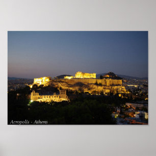 Akropolis - Aten Poster