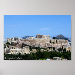 Akropolis - Aten Poster