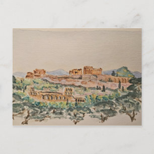 Akropolis Aten postkort Vykort