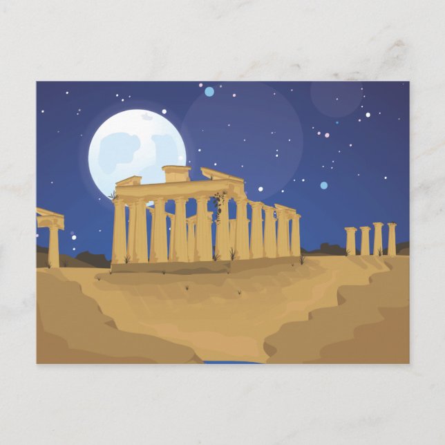 Akropolis Aten Vykort (Framsida)