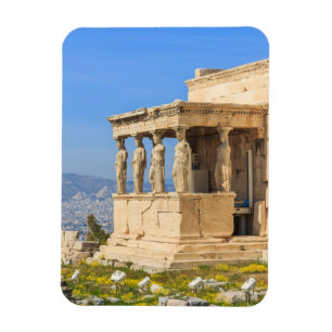 Akropolis backe, Aten, Grekland Magnet