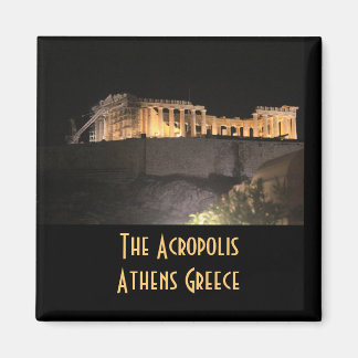 Akropolis Parthenon Aten Grekland Magnet