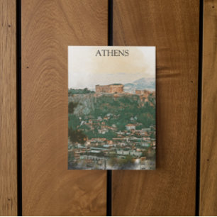 Akropolis-vyn Vykort