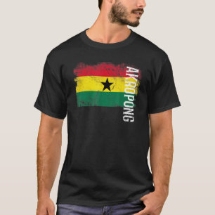 Akropong Ghana Flagga för Ghanaians Manar Women Ki T Shirt