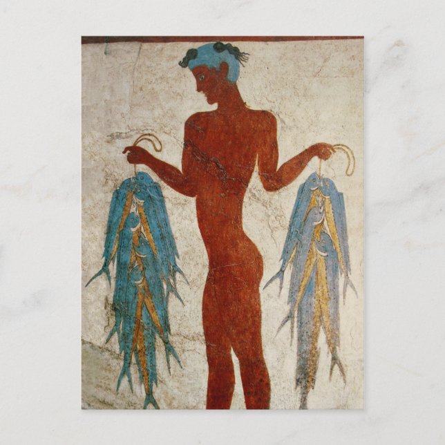 Akrotiri Fisherman Vykort (Framsida)