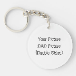 Akryl Keychain, fars dag, metalldesign