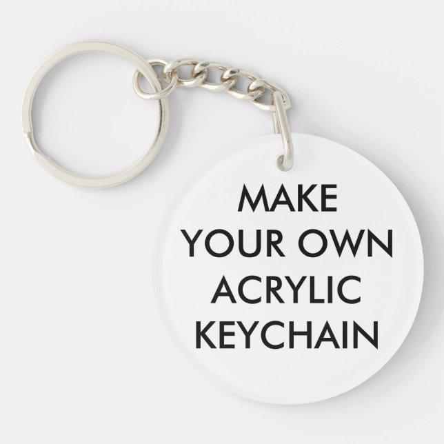 Akryl Keychain för anpassningsbarpersonligrunda (Framsidan)