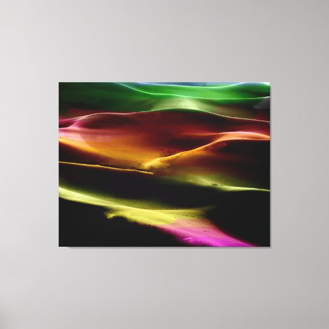 Akryl nr 10 för målarsanddyner canvastryck (Framsida)