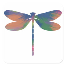 Akryl-Stil Thin Dragonfly Sticker