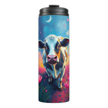 Akryla Alla hjärtans dag Kow Tumbler