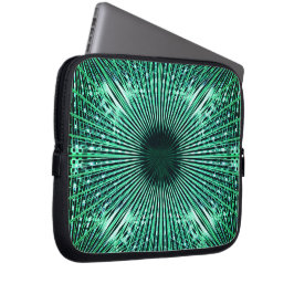 Akryla nål öga, mynta gröntar laptop fodral