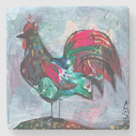 Akrylfågel för dekorationsmålning stenunderlägg