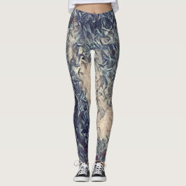 Akrylfärg Rave Kärlek Leggings