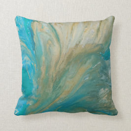 Akrylflytsköldpaddor, abstrakt kudde