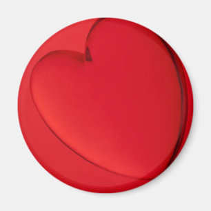 Akrylhjärta formar miniatyren magnet