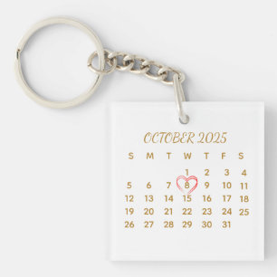 Akrylkalender – Personligt datummarkerat
