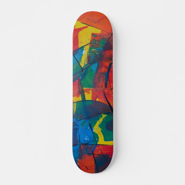 Akrylkonst Skateboard (Framsida)