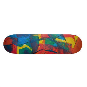 Akrylkonst Skateboard