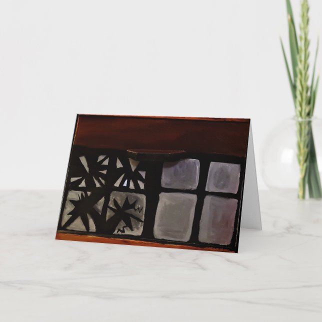 "Akrylkort" Hämta brunstkort Kort (Framsida)