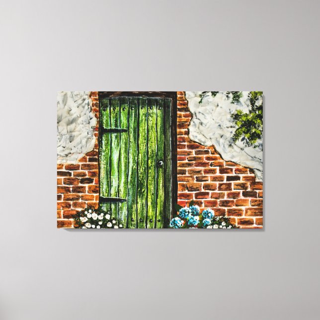 Akrylmålning av Sian Butler Canvastryck (Framsida)