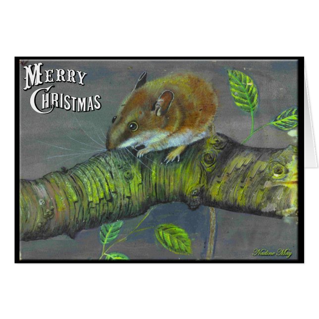 Akrylmålning för fält-mus OBS kort (Framsidan Horizontal)