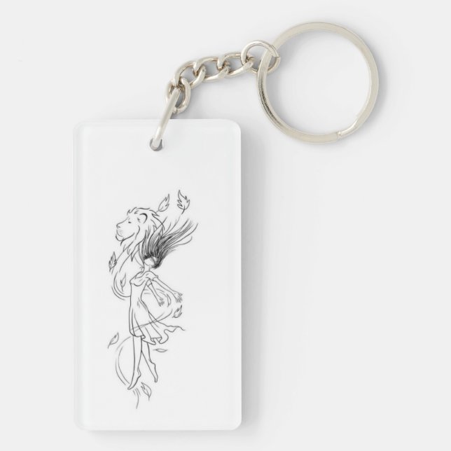 Akrylnyckelkedja (Baksidan)