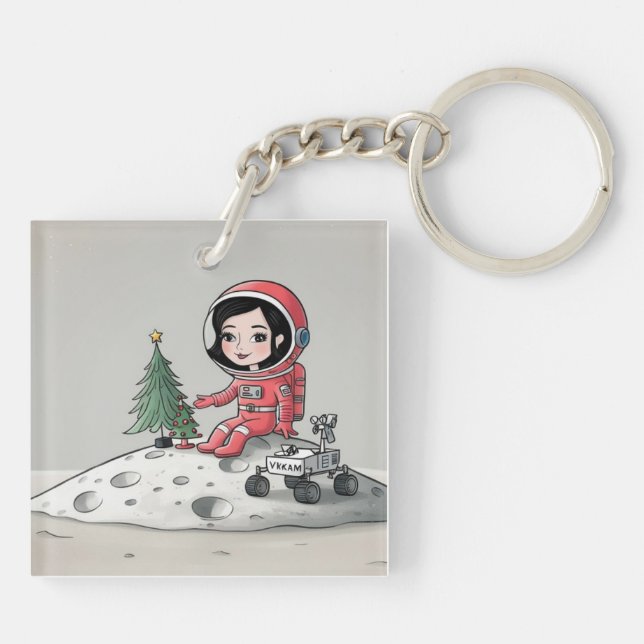 Akrylnyckelkedja (Baksidan)