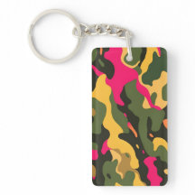 Akrylnyckelkedja för Camo Abstrakt