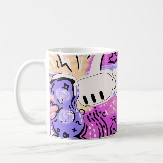 Akrylnyckelkedja Kaffemugg (Vänster)