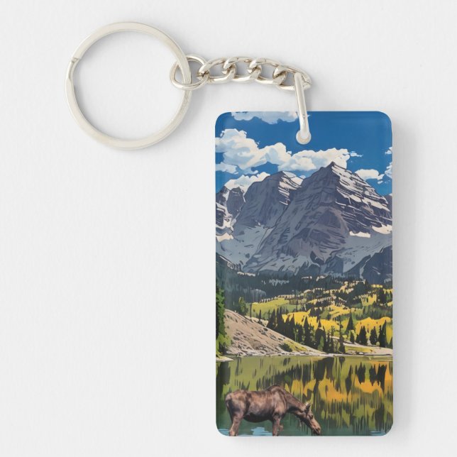 Akrylnyckelkedja Nyckelring (Framsidan)