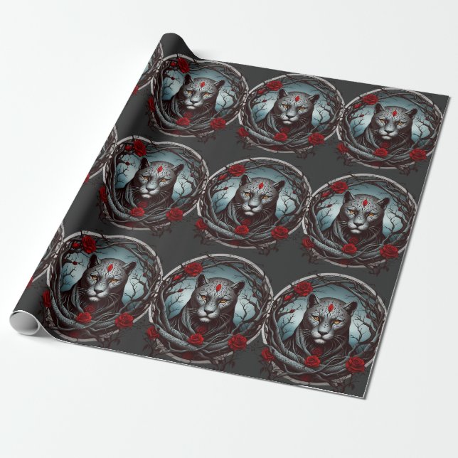 Akrylnyckelkedja Presentpapper (Utrullad)
