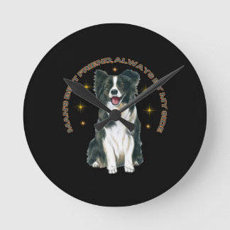 Akrylnyckelkedja Rund Klocka