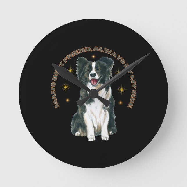 Akrylnyckelkedja Rund Klocka (Framsida)