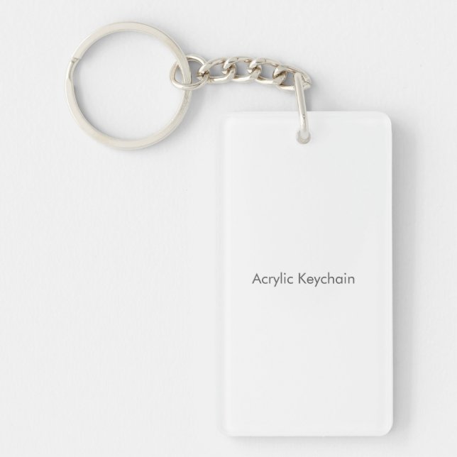 Akrylnyckelring, rektangel (dubbelsidig) (Framsidan)