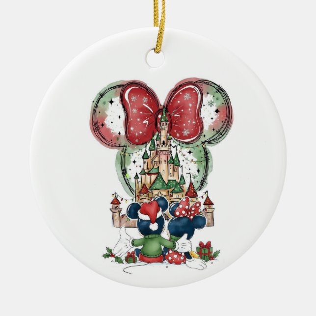 Akrylprydnad  julgransprydnad keramik (Framsidan)