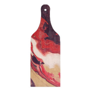 Akrylsyra, abstrakt Röd och mahogny