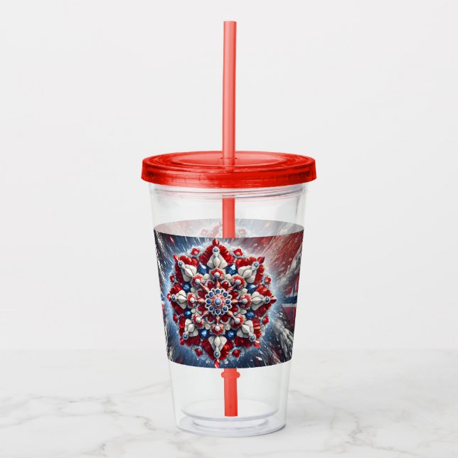 Akryltorktumlare med norska Färg design Take Away Mugg (Framsida)