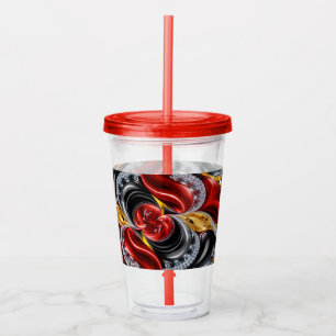 Akryltorktumlare med tysk Färg-design Take Away Mugg