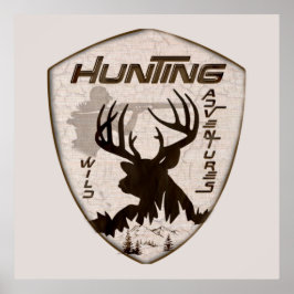 Akryltryck för jakt på äventyr-tapetinom poster