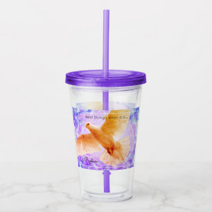 Akryltumbler Baptism Dove Take Away Mugg