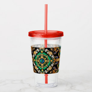 Akryltumlare med brasiliansk Färg-design Take Away Mugg