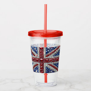 Akryltumlare med brittisk Färg design Take Away Mugg