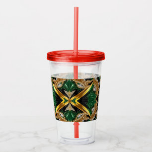 Akryltumlare med Jamaican Färg design Take Away Mugg