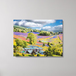 Akrylutskrift för fem Ashes-kort Canvastryck