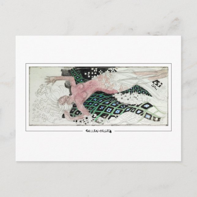 Akseli Gallen-Kallela #177 - vykort för konst (Framsida)