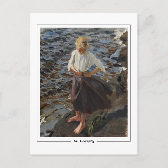 Akseli Gallen-Kallela #219 - vykort för konst (Framsida)