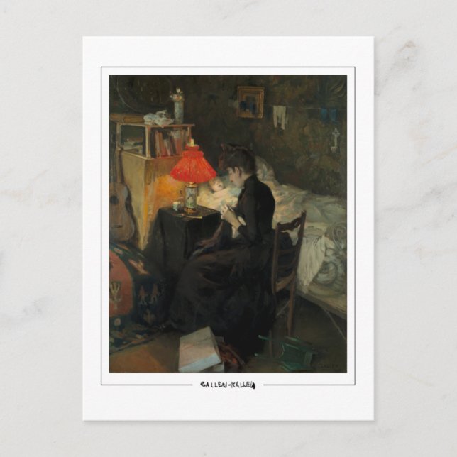 Akseli Gallen-Kallela #223 - vykort för konst (Framsida)