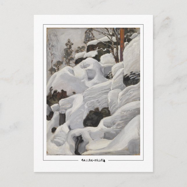 Akseli Gallen-Kallela #269 - vykort för konst (Framsida)