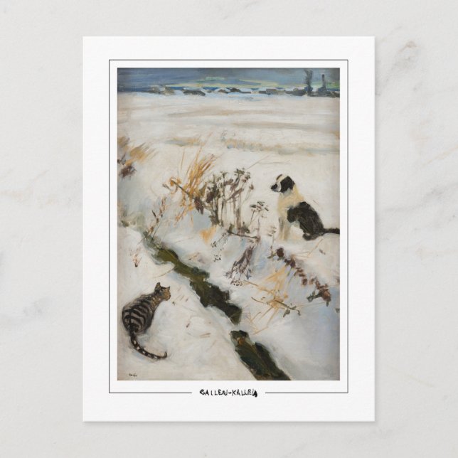 Akseli Gallen-Kallela #32 - vykort för konst (Framsida)